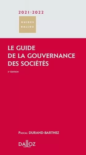 Couverture du produit · Le guide de la gouvernance des sociétés 2021/22. 3e éd.