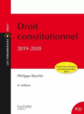 Couverture du produit · Les Fondamentaux - Droit Constitutionnel 2019 -2020