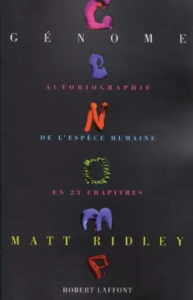 Couverture du produit · Génome : Autobiographie de l'espèce humaine en vingt-trois chapitres