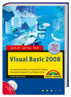 Couverture du produit · Jetzt lerne ich Visual Basic 2008: Der einfache Einstieg in die Visual Basic-Programmierung für Windows XP und Windows Vista