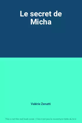 Couverture du produit · Le secret de Micha