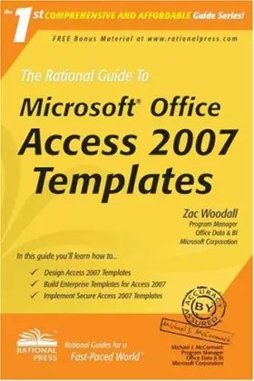 Couverture du produit · The Rational Guide to Microsoft Office Access 2007 Templates