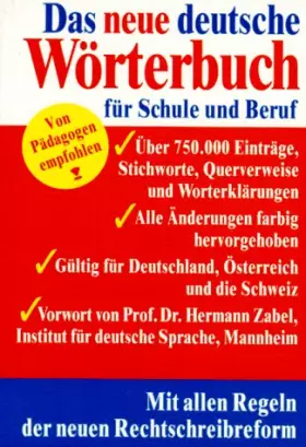 Couverture du produit · Das Neue Deutsche Worterbuch