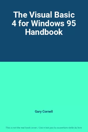Couverture du produit · The Visual Basic 4 for Windows 95 Handbook