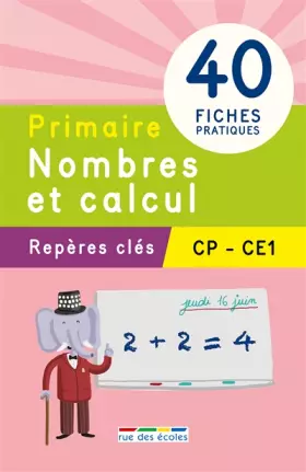 Couverture du produit · Nombres et calcul CP CE1