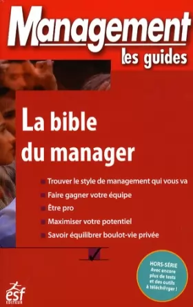 Couverture du produit · La bible du manager