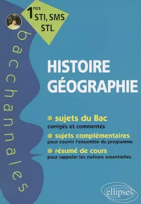 Couverture du produit · Histoire-Géographie 1e STI, SMS, STL