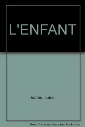 Couverture du produit · L'ENFANT