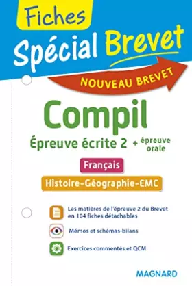 Couverture du produit · Spécial Brevet - Mini Compil de fiches Épreuve écrite 2 + épreuve orale 3e - Nouveau programme 2016