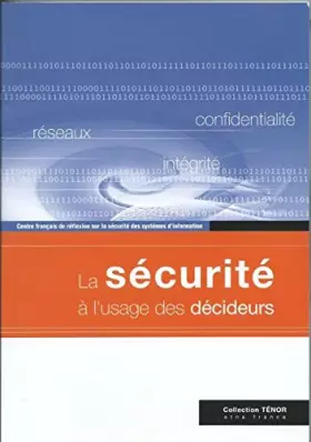 Couverture du produit · La sécurité à l'usage des décideurs