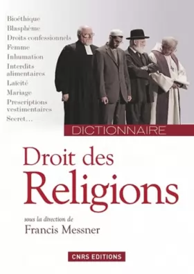 Couverture du produit · Dictionnaire du droit des religions