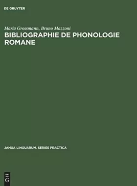 Couverture du produit · Bibliographie De Phonologie Romane