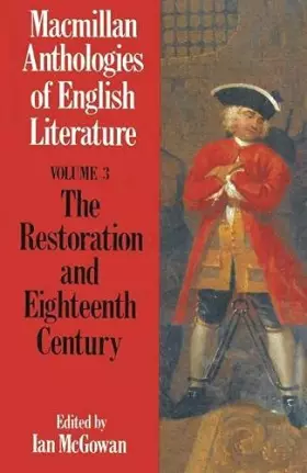 Couverture du produit · The Restoration and Eighteenth Century (Anthologies of English Literature)