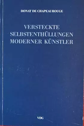 Couverture du produit · Versteckte Selbstenthüllungen moderner Künstler