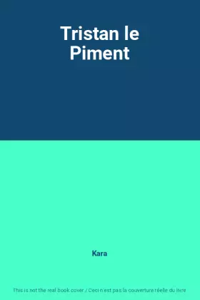 Couverture du produit · Tristan le Piment
