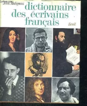 Couverture du produit · Dictionnaire des écrivains français.