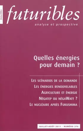 Couverture du produit · Futuribles, N° 376, juillet-août : Quelles énergies pour demain ?
