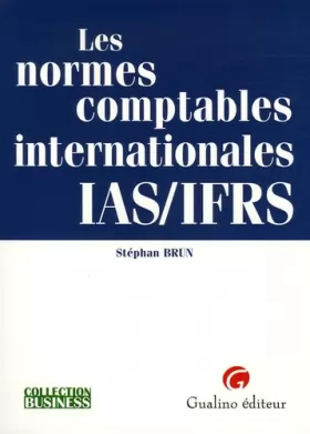 Couverture du produit · Les normes comptables internationales IAS/IFRS