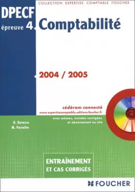 Couverture du produit · Comptabilité EP4, DPECF, 2004-2005 : Entraînement
