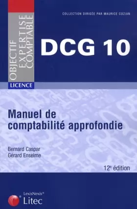 Couverture du produit · DCG 10 Manuel de comptabilité approfondie (ancienne édition)
