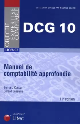 Couverture du produit · Manuel de comptabilité approfondie DCG10 (ancienne édition)