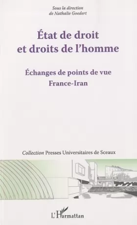 Couverture du produit · Etat de droit et droits de l'homme: Echanges de points de vue France-Iran
