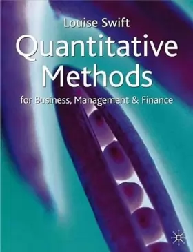 Couverture du produit · Quantitative Methods for Business, Management and Finance