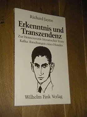 Couverture du produit · Erkenntnis und Transzendenz: Zur Hermeneutik literarischer Texte am Beispiel von Kafkas