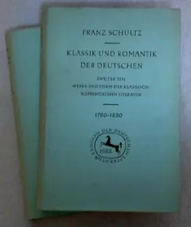 Couverture du produit · KLASSIK UND ROMANTIK DER DEUTSCHEN: 1780 - 1830 -