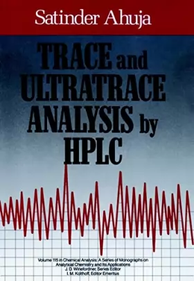 Couverture du produit · Trace and Ultratrace Analysis by HPLC