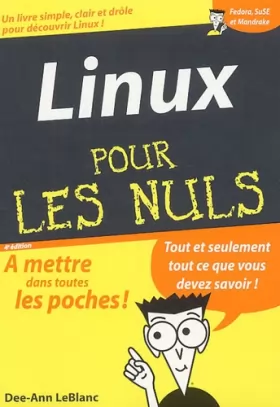 Couverture du produit · Linux pour les nuls