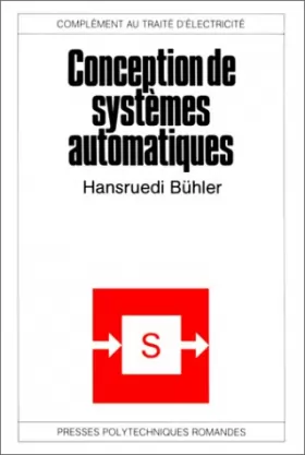 Couverture du produit · Conception de systèmes automatiques