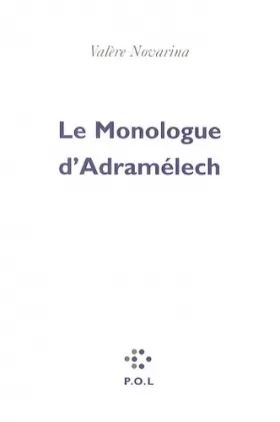 Couverture du produit · Le monologue d'Adramélech