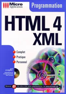 Couverture du produit · Programmation en HTML 4, XML