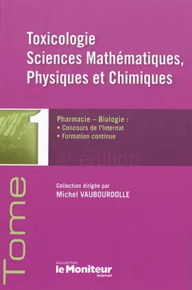 Couverture du produit · Toxicologie, sciences mathématiques, physiques et chimiques