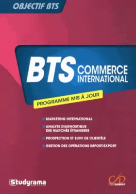 Couverture du produit · BTS commerce international: programme mis à jour