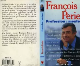 Couverture du produit · Profession : menteur