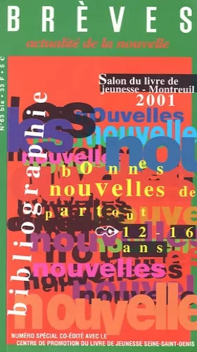 Couverture du produit · Brèves, N° 63 bis : Salon du livre de jeunesse Montreuil 2001