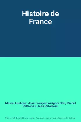 Couverture du produit · Histoire de France