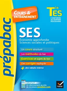 Couverture du produit · SES Tle ES spécifique & spécialité - Prépabac Cours & entraînement: cours, méthodes et exercices de type bac (terminale ES)