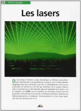 Couverture du produit · PG161 - Les lasers