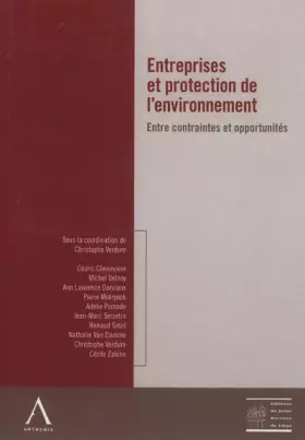 Couverture du produit · entreprises et protection de l'environnement