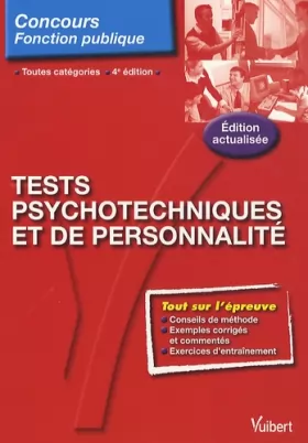 Couverture du produit · N.64 Tests psychotechniques et de personnalité, toutes catégories