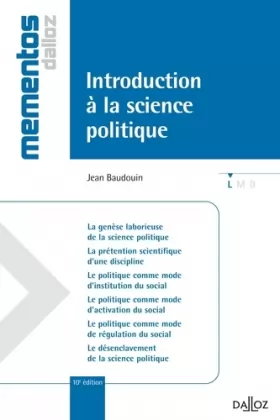 Couverture du produit · Introduction à la science politique - 10e éd.: Mémentos