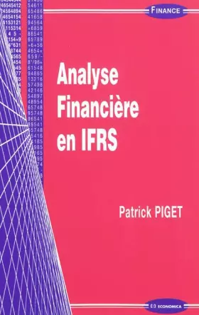 Couverture du produit · Analyse financière en IFRS