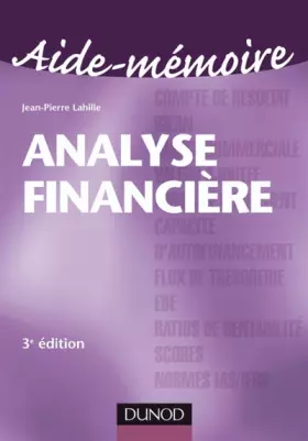 Couverture du produit · Analyse financière
