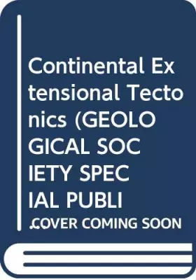Couverture du produit · Continental Extensional Tectonics