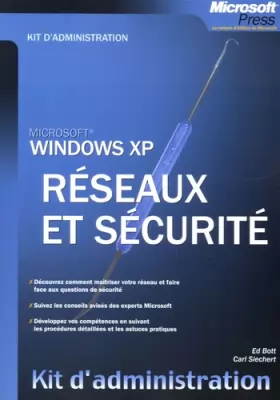 Couverture du produit · Windows XP: Réseaux et sécurité