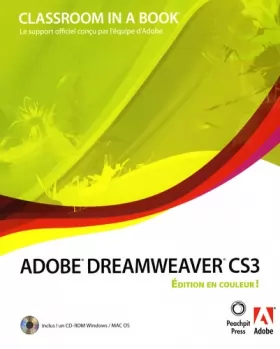 Couverture du produit · Adobe Dreamweaver CS3