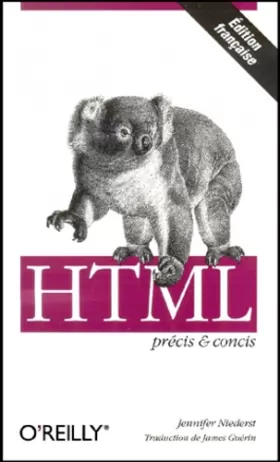 Couverture du produit · Précis & Concis : HTML
